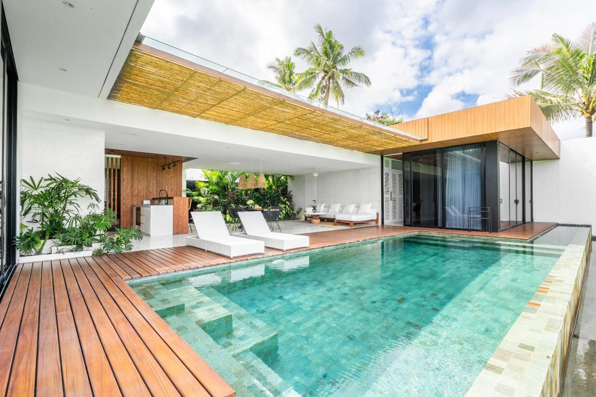 Green Flow Ubud Villas I Cameră foto